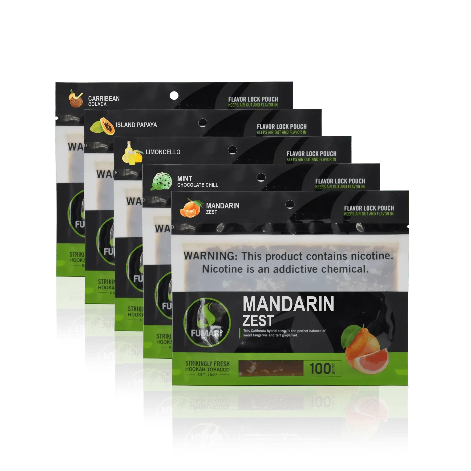 Fumari Hookah Tobacco | 100g — Lemon Mint