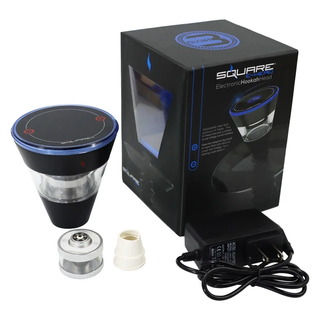 Square E-Head electronic Hookah Head
