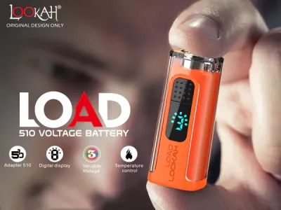Lookah Load 510 Voltage Battery | Digital Display Variable Voltage Temperature Control 500mA