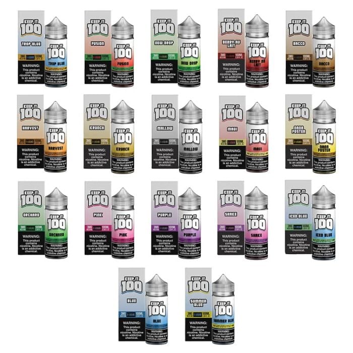 Keep It 100 Freebase E-Liquid 100ml — FTC / 3mg