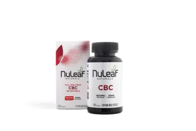 NuLeaf Naturals Full Spectrum CBC | 20 Soft Gels 300mg per Bottle