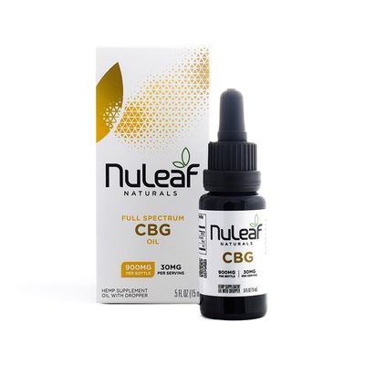 NuLeaf Naturals Full Spectrum CBG Oil | 300mg per Bottle