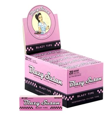 Blazy Susan Pink Filter Tips l 25 Count