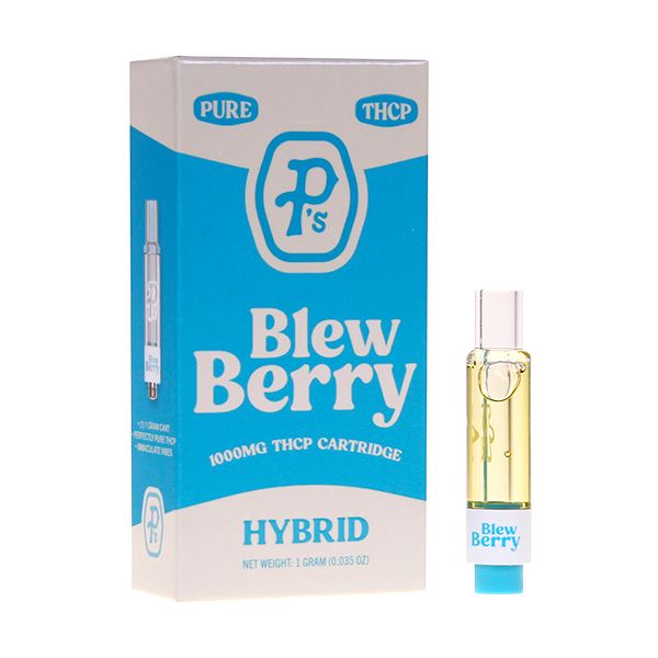 Pushin P’s Diet THC-P &amp; 500 Mg HHC Cartridge | 1g, Choose A Flavor: Blue Breeze