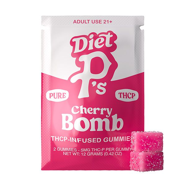 Pushin P’s Diet THC-P Gummies | 2 Count, Choose A Flavor: Blue Breeze