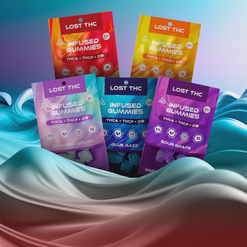 Lost THC Infused Gummies l 5000MG l 10 PK