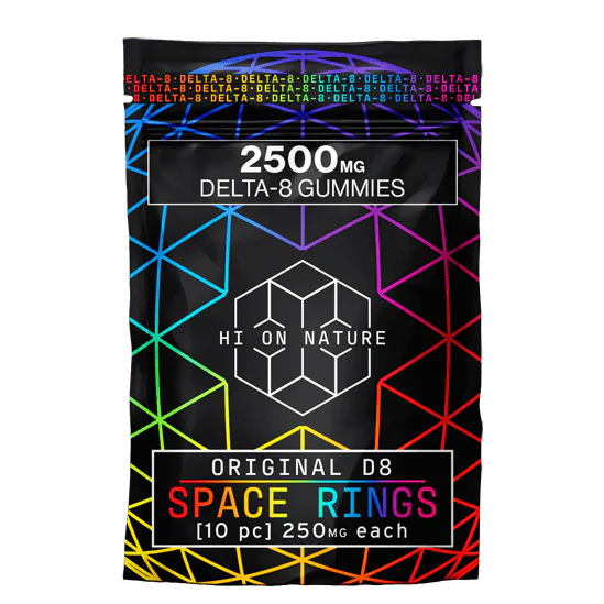 Hi On Nature Delta-8 Live Resin Gummies | 10 Pack | 2500mg