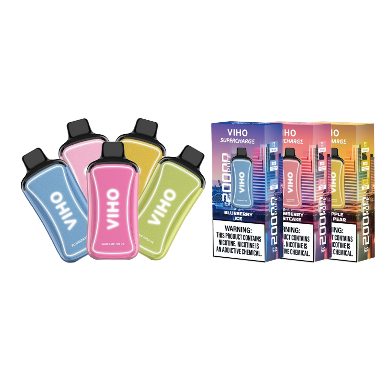 Viho Supercharge Up to 20,000 Puffs Disposable Vape | 5% Nicotine
