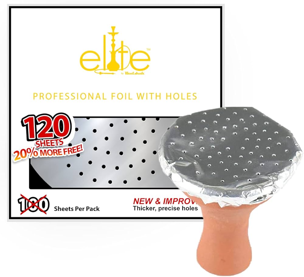 Elite by Badshah Professional Aluminum Foil with Holes | 120 Count