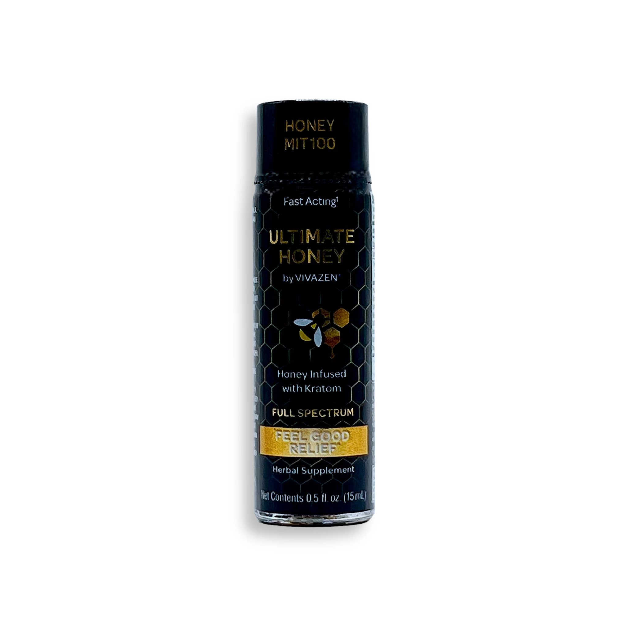 Ultimate Honey by Viva Zen Honey MIT 100 | Honey Infused with Kratom Full Spectrum Herbal Supplement
