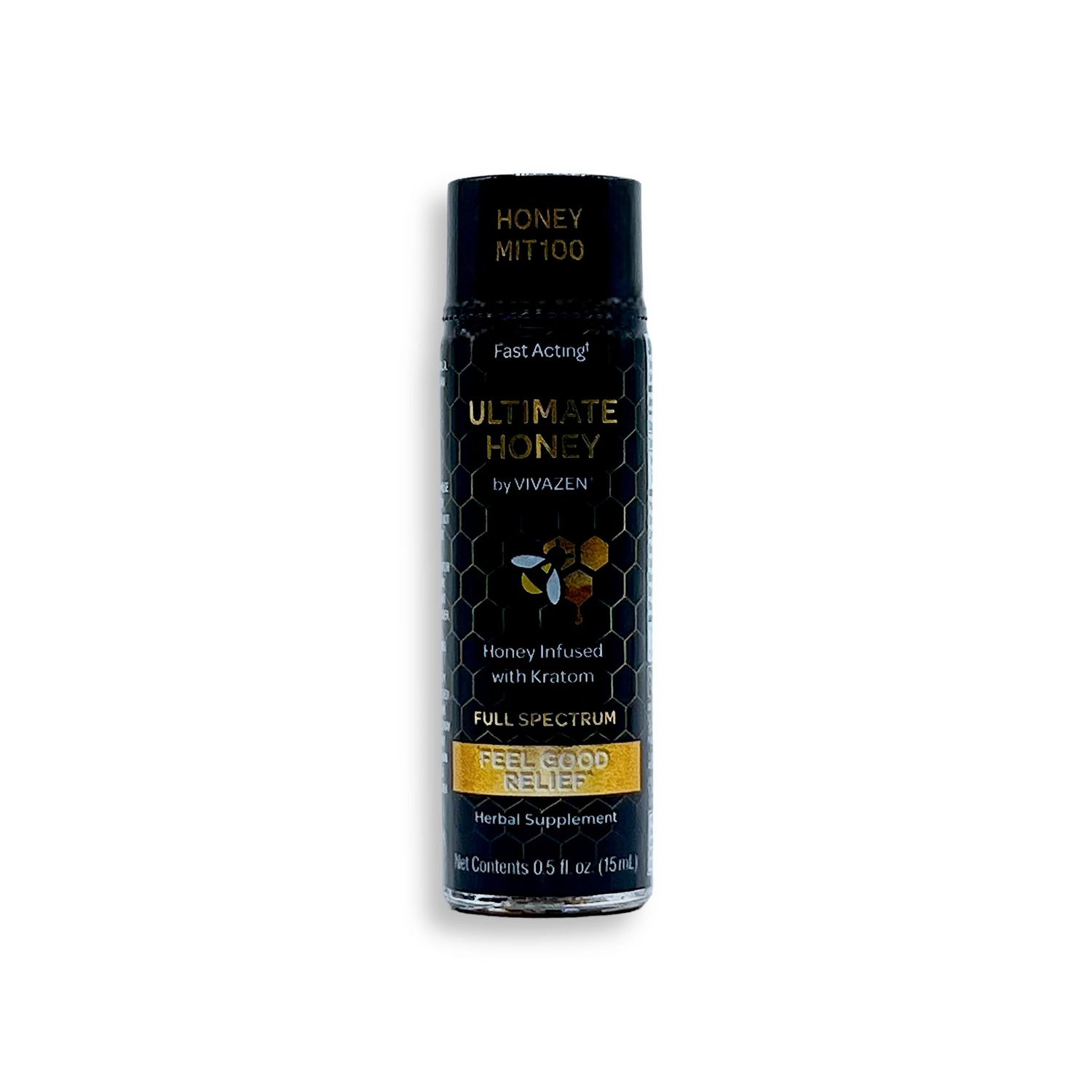 Ultimate Honey by Viva Zen Honey MIT 100 | Honey Infused with Kratom Full Spectrum Herbal Supplement
