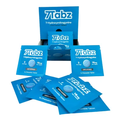 7Tabz 7-Hydroxymitragynine Pure Extract Tablets | 2 Servings 15mg Per Tablet 1 Tablet