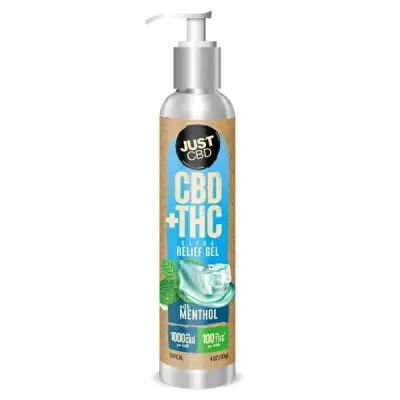 Just CBD+THC Ultra Relief Gel | 1000mg | Menthol