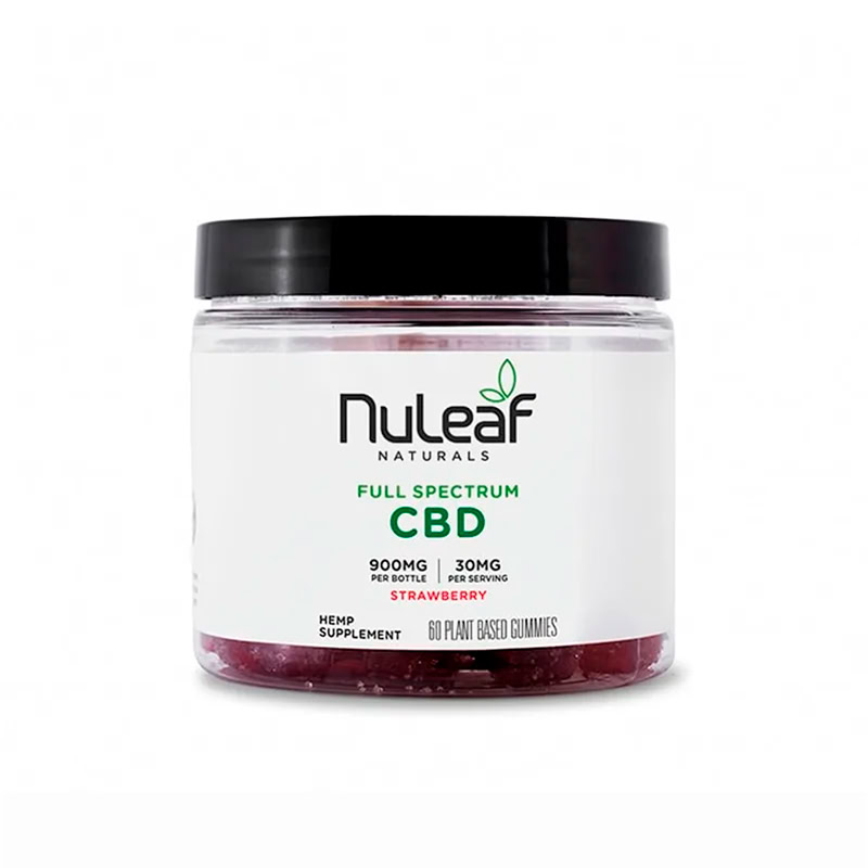 Nuleaf Naturals Full Spectrum CBD Gummies | 900mg 60ct | 15mg/unit — Sour Assorted (soothe)