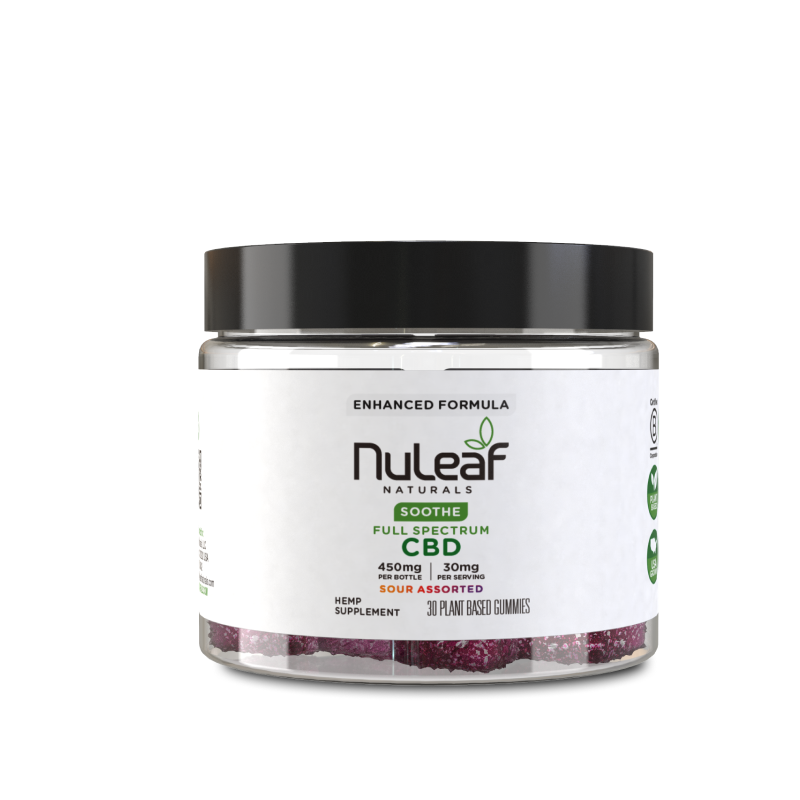 Nuleaf Naturals Full Spectrum CBD Gummies 450mg 30ct