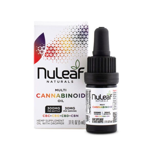 Nuleaf Naturals Multi Cannabinoid Oil 300mg 5mL | 30mg per Serving