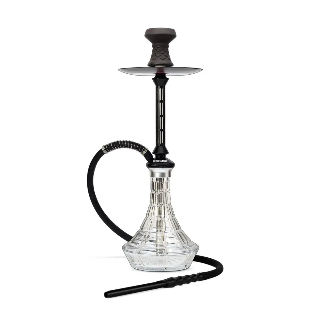Shishatech Skywalker Hookah with Click Technology 1 Hose | 21 inches | Black