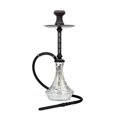Shishatech Skywalker Hookah with Click Technology 1 Hose | 21 inches | Black