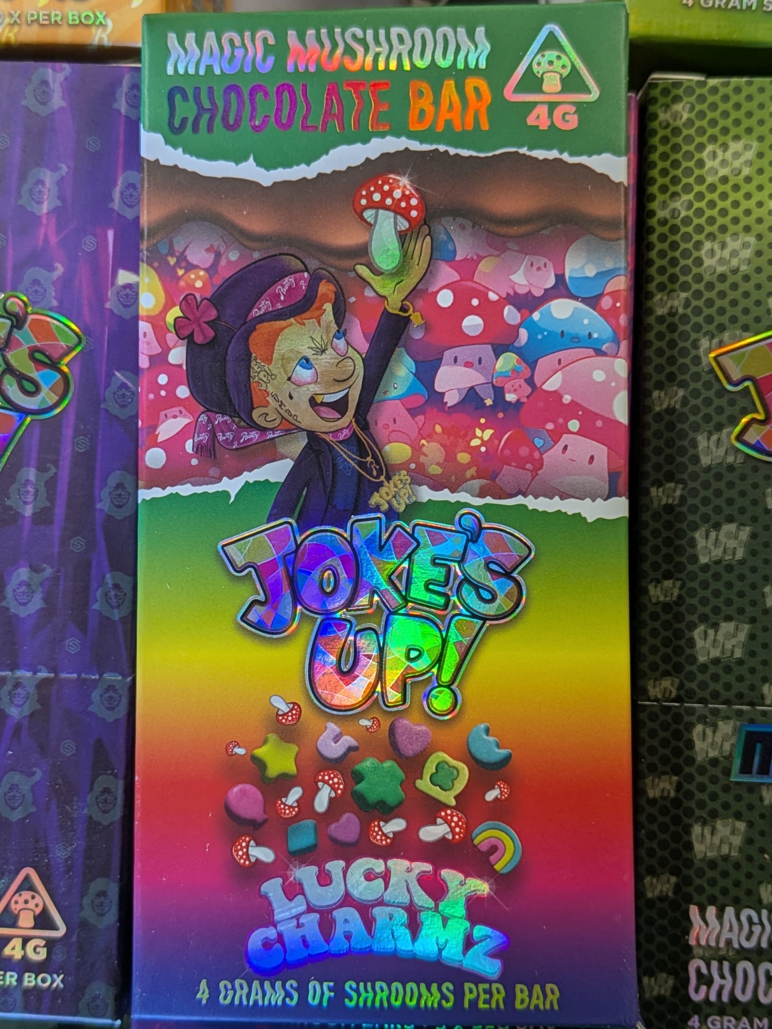 Joke's Up! Magic Mushroom Chocolate Bar l 4g — 'ETHER' Oreo