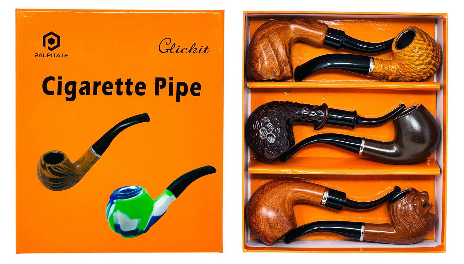 Palpitate Wood Pipe | Assorted