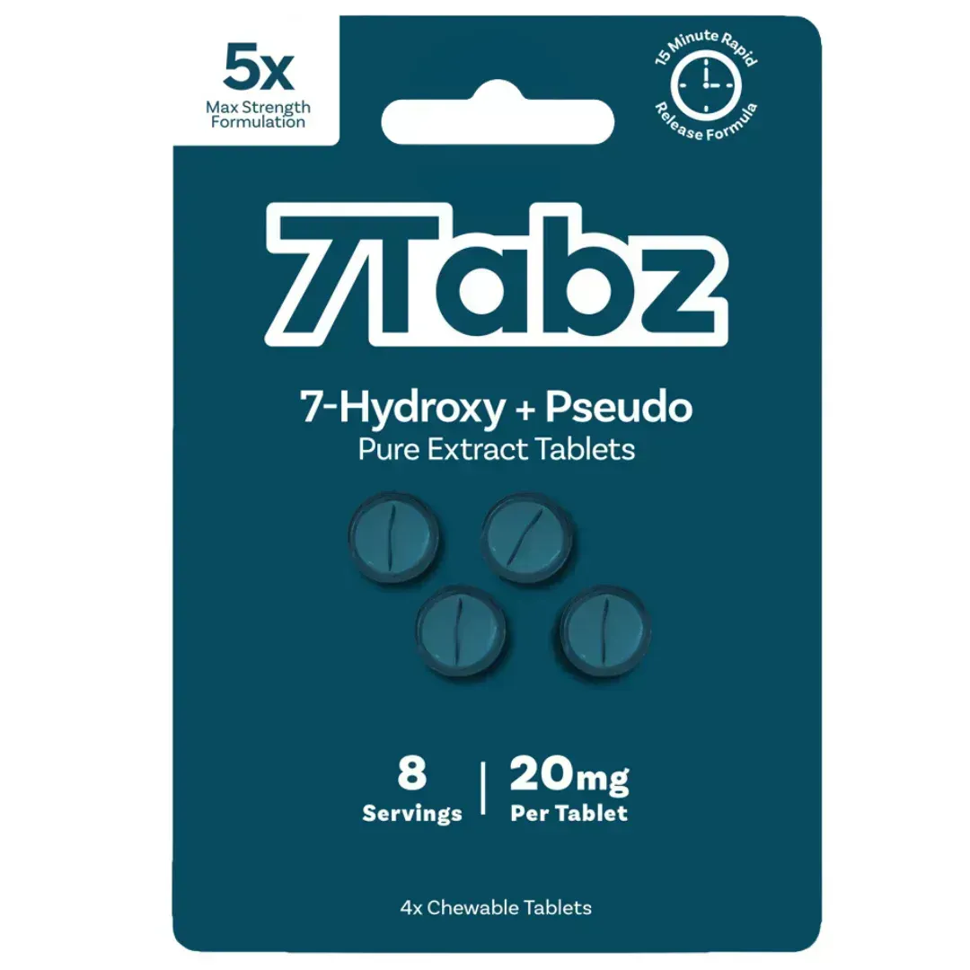 7Tabz 20 mg 7-Hydroxy + Pseudo Pure Extract Tablets (PSEUDO) — Berry
