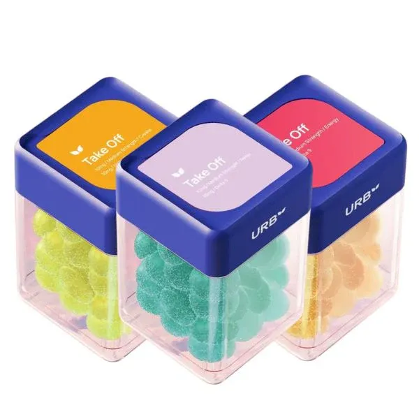 Urb Takeoff Skybites Terpene Gummies | D9 300mg 30 Counts — Lemon Lime (Hybrid)