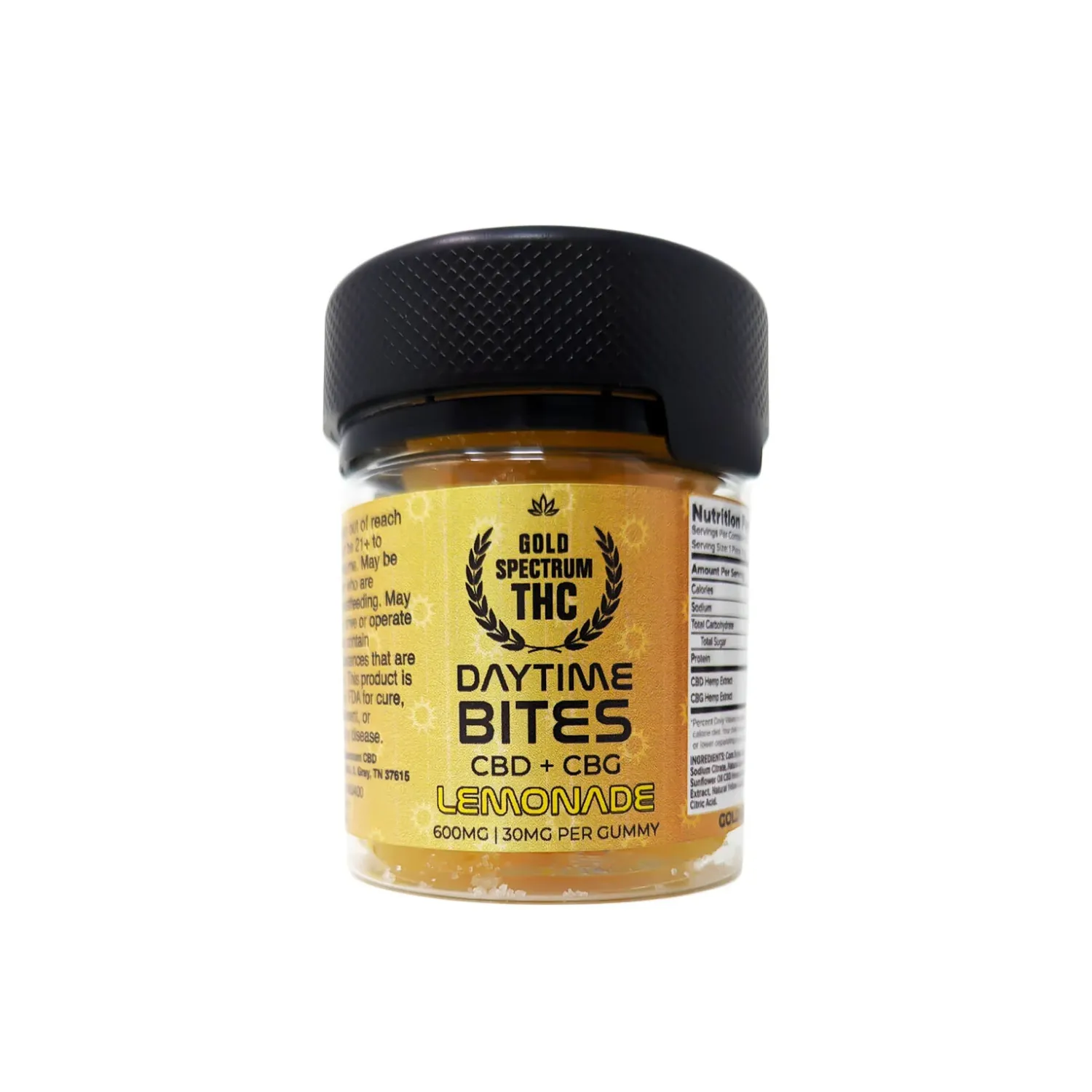 Gold Spectrum CBD+CBG Daytime Bites Gummies | 600mg