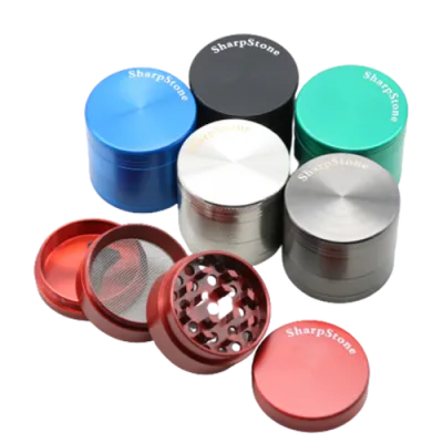 Sharpstone Zinc Metallic 3 Part Grinder (DK5867) | 50mm