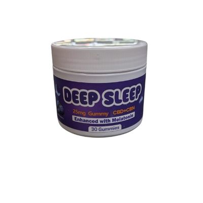 Deep Sleep l 25mg Gummy l CBD+CBN