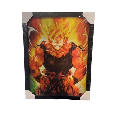 Lenticular Wall Art Prints 3D Picture Poster | Super Saiyan