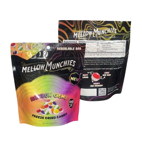 Mellow Munchies Freeze Dried Candy | Rainbow Gems
