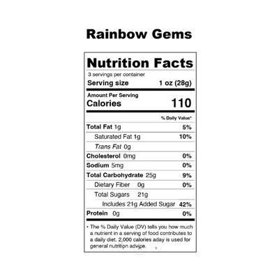 Mellow Munchies Freeze Dried Candy | Rainbow Gems