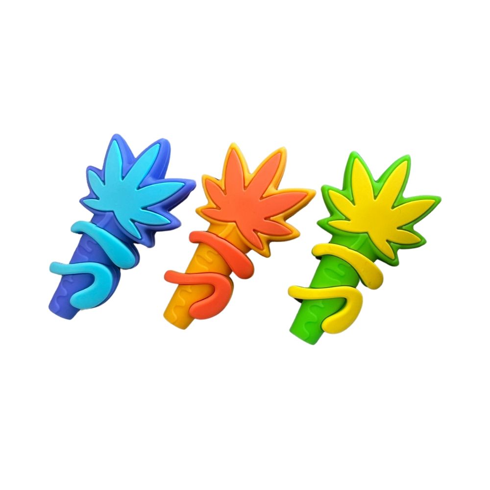 Silicone Handpipe With Glass Bowl | Flower Drip