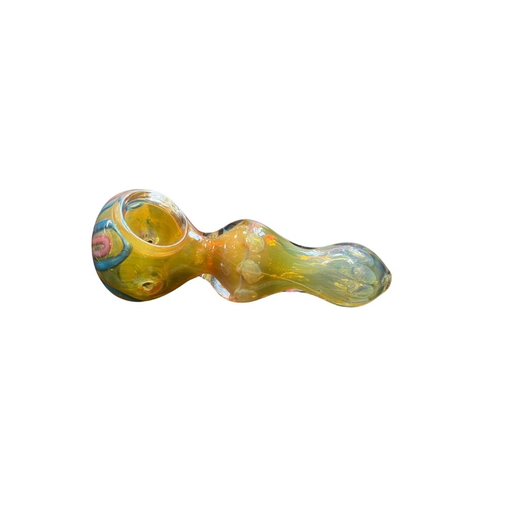 Gold Hue Heavy Hand Pipe | Assorted