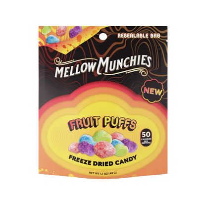 Mellow Munchies Freeze Dried Candy | Fruity Puffs