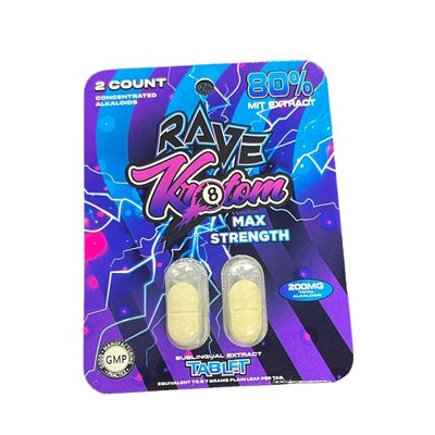 Rave Kr8tom | MIT Extract 80% Extra Strength | 2pk