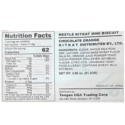 Kit Kat Orange &amp; Chocolate - 10 Minis (Japan)