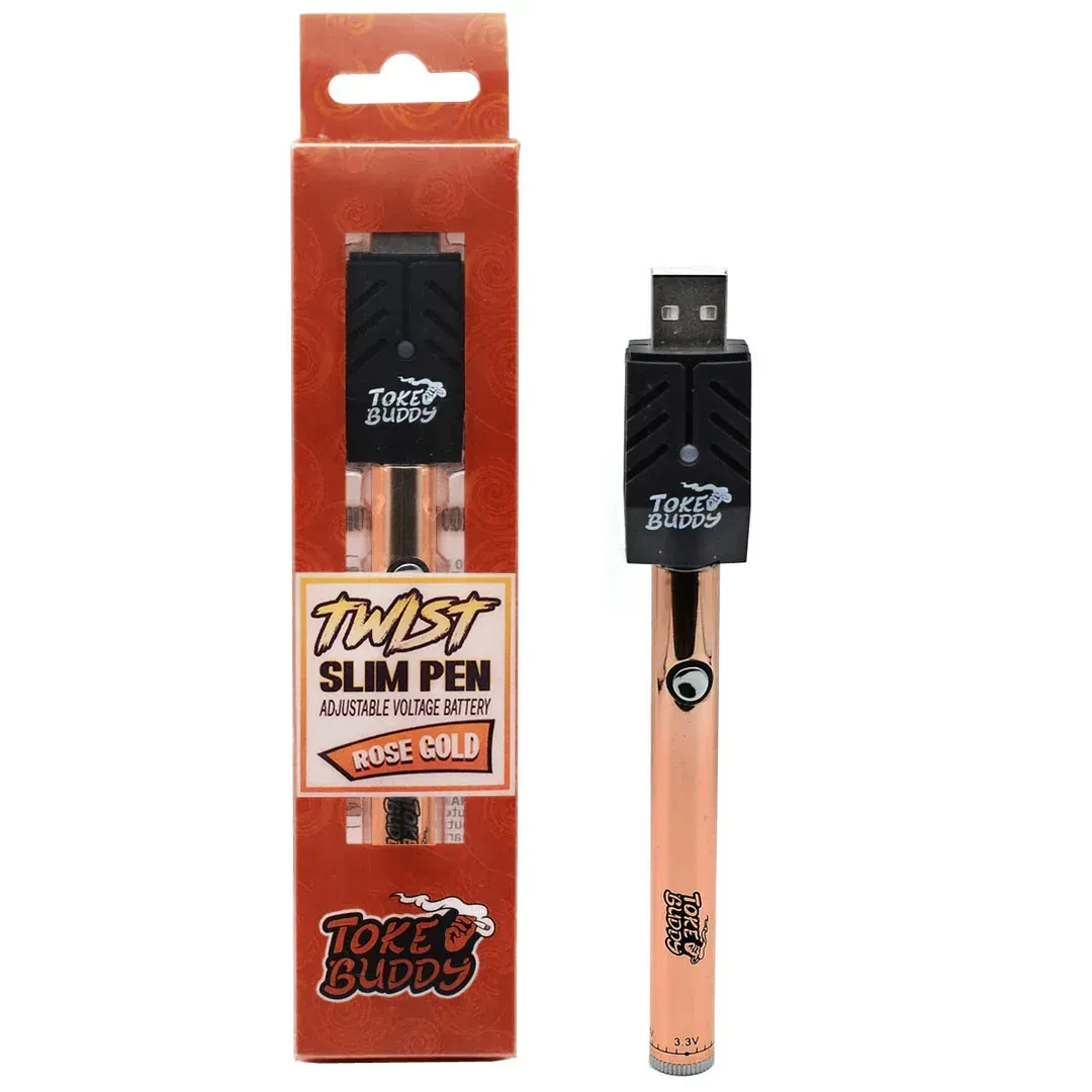 Toke Buddy Slim Twist Battery — Red