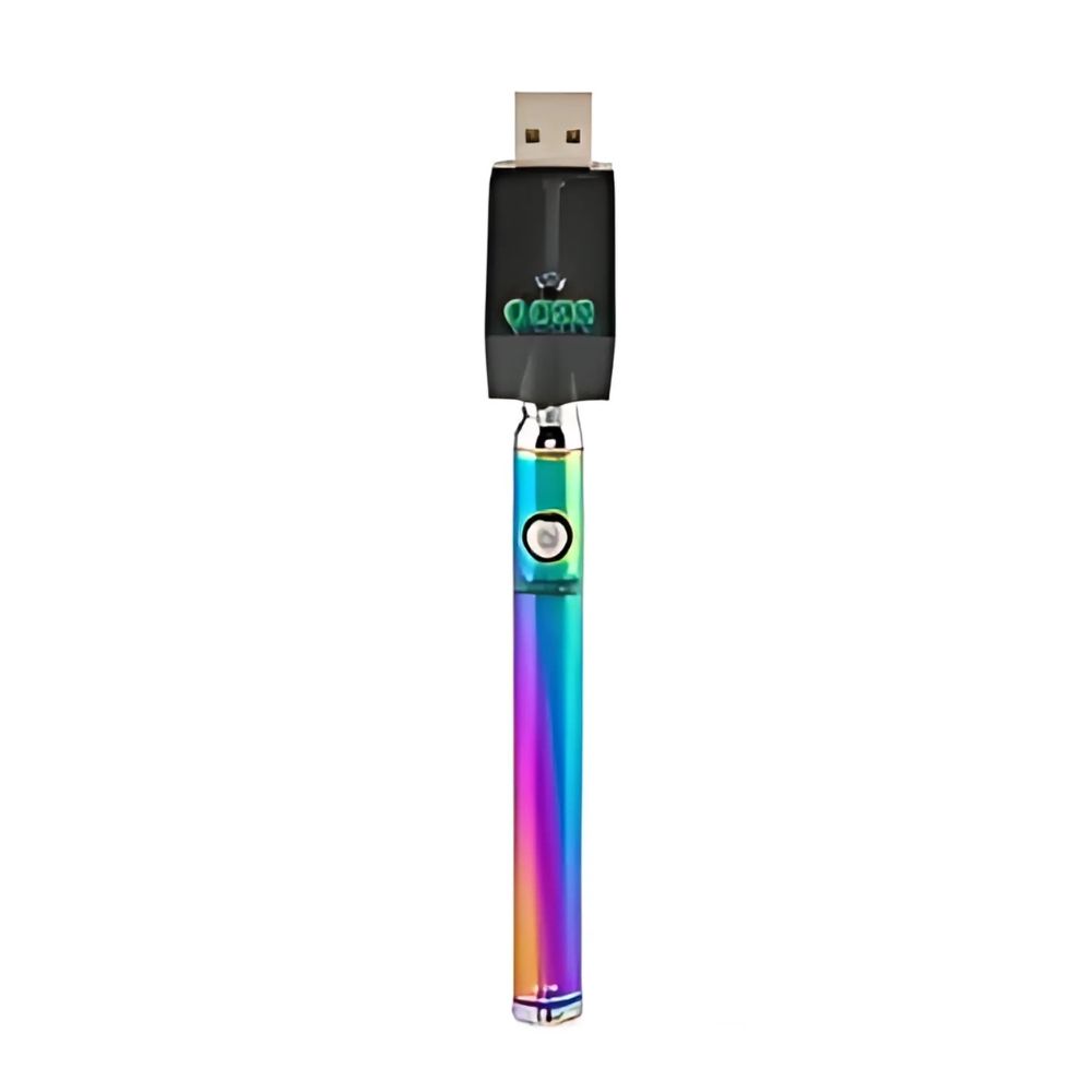 Ooze Slim Pen Twist Battery &amp; USB Smart Charger, Choose Color: Rainbow
