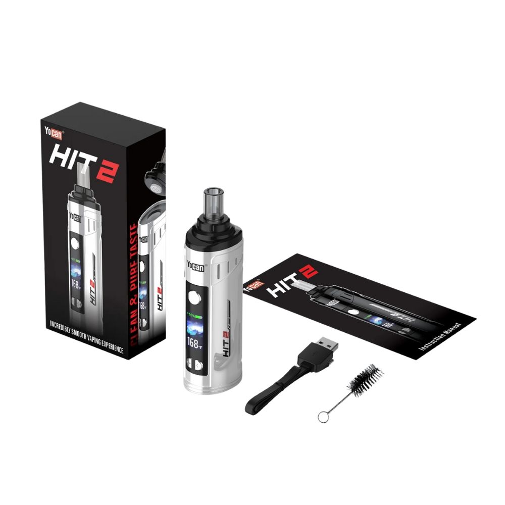 Yocan HIT 2 Dry Herb Vaporizer, Choose Color: White