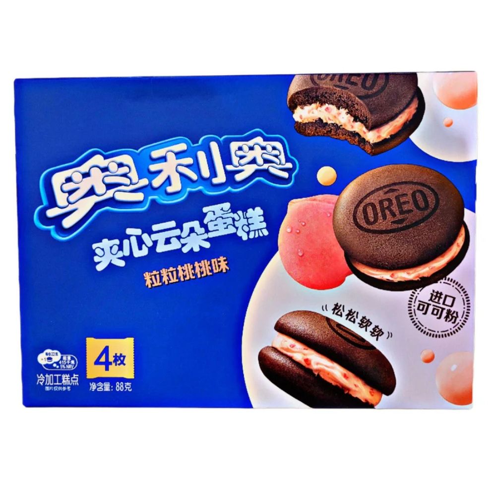 Oreo Filled Cake | White Peach
