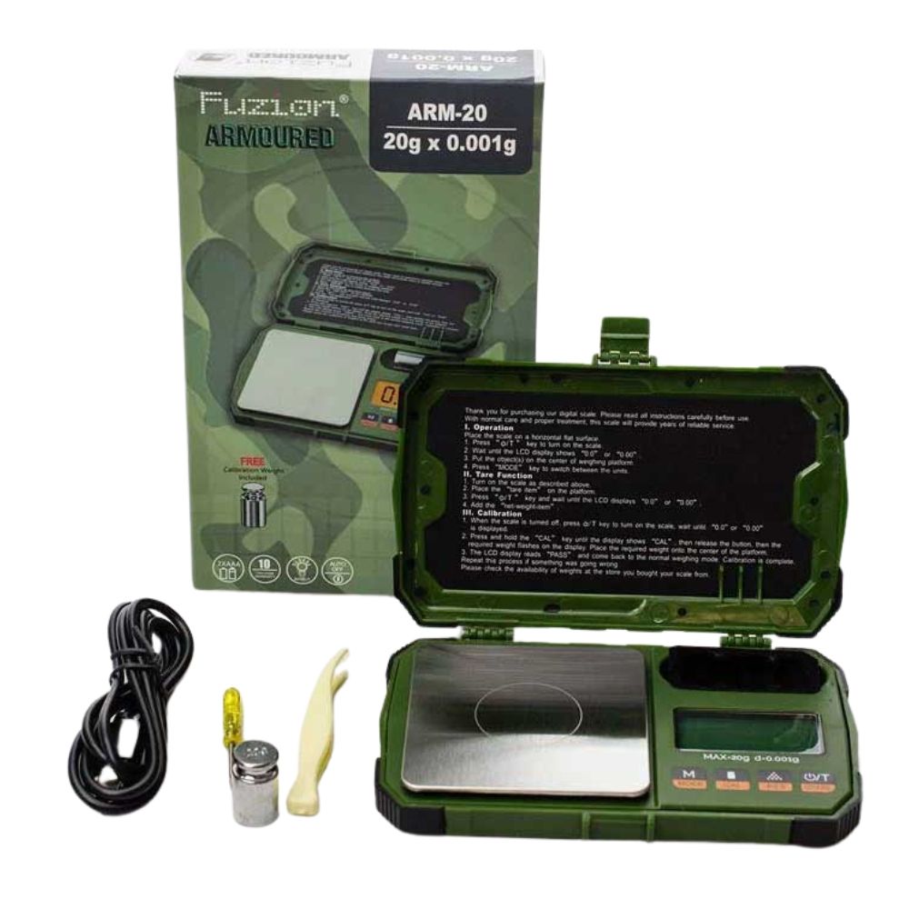 Fuzion ARM-20 | 20g x0.0001g | Green Mini Scale