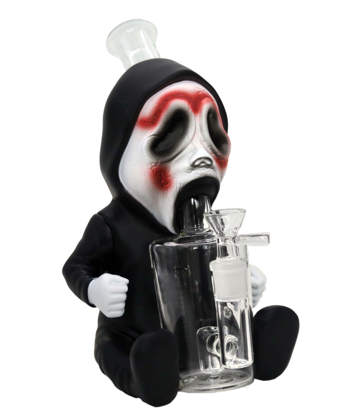 Scream Man Silicone Waterpipe 10&quot;