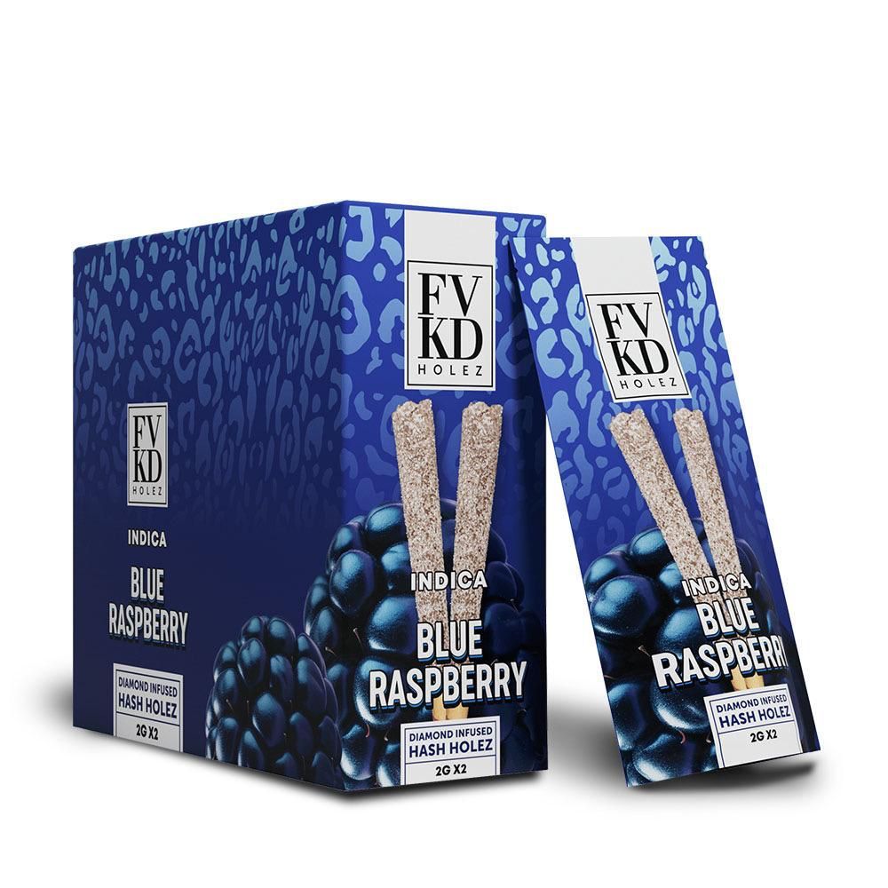 FVKD Diamond Infused Hash Holez 2g x 2ct, Strain: Blue Raspberry (Indica)