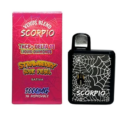 Rechargeable Vape DOUBLE SCORPIO SAPPHIRE CAJA CLON 10mL White Lotus