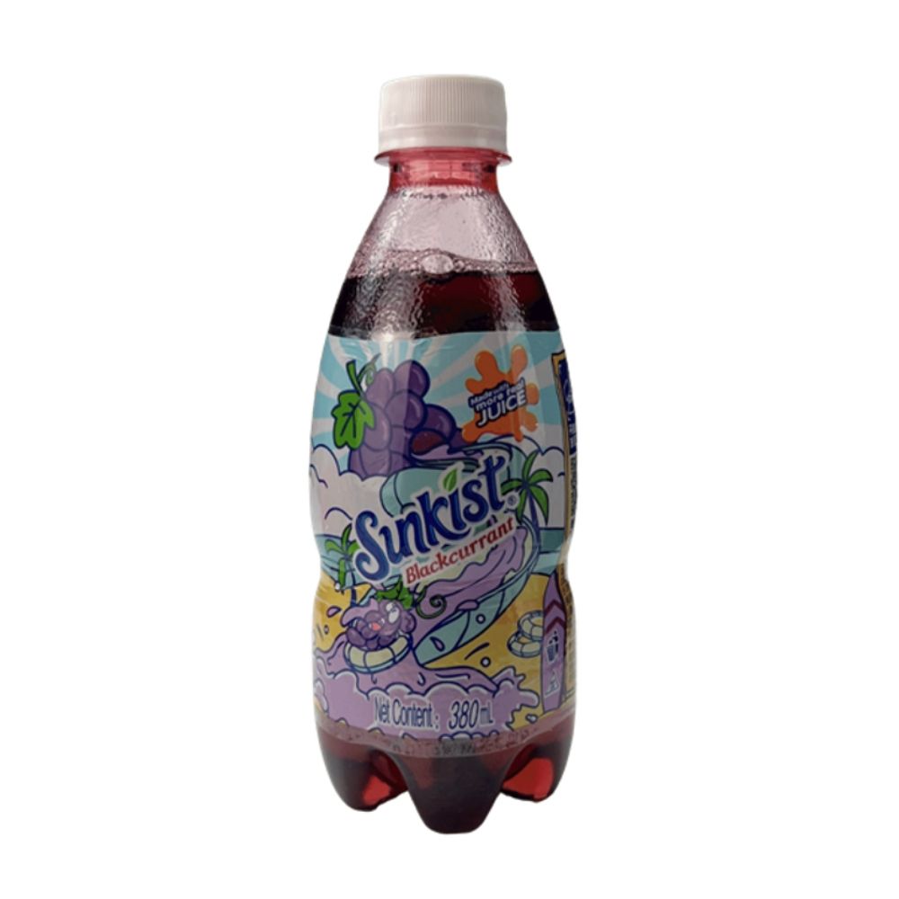 Sunkist Japan | 380ml, Choose A Flavor: Black Current