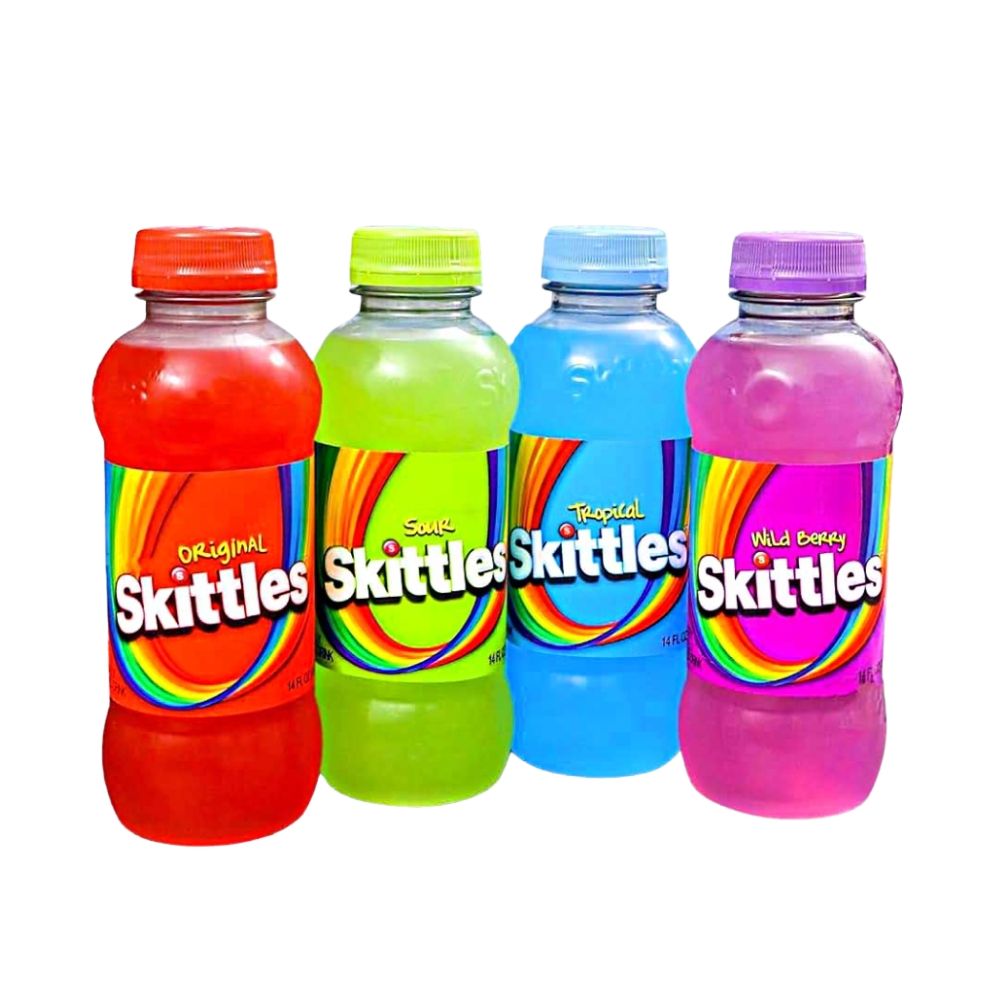Skittles Flavored Drink Bottle | 414ml