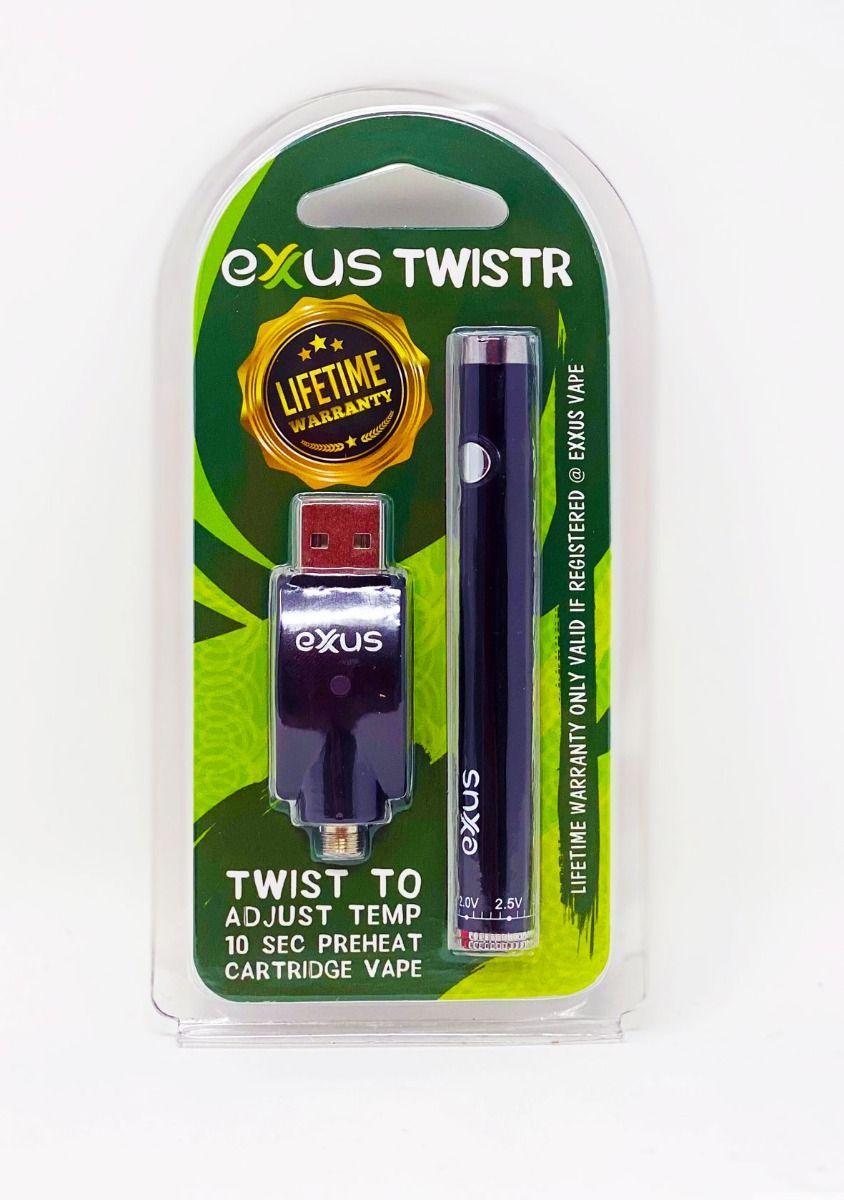 Exxus Twistr Battery | Exxus Vaporizer | Black
