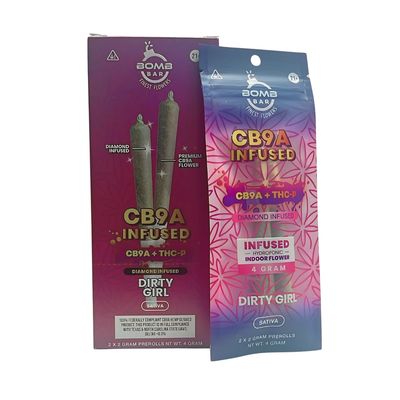 Bomb Bar Diamond Infused Prerolls | CB9A + THCP | 2pk