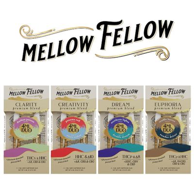 Mellow Fellow Duo Cartridges | 4ml | ( C R E A T I V I T Y )  Panama Red &amp; White Widow